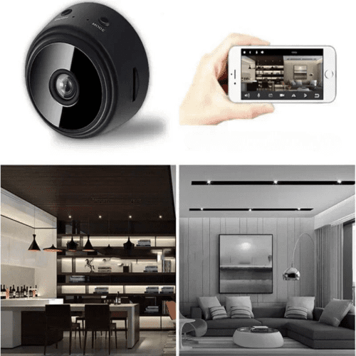 Mini telecamera di sicurezza WiFi 1080P con visione notturna e rilevamento del movimento